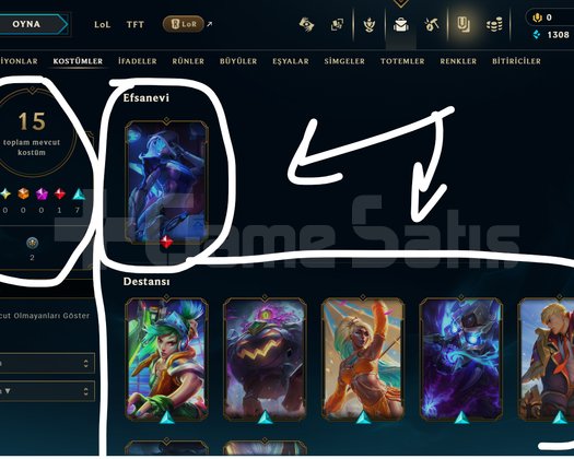 19 LEVEL / 15 SKİN / 15 HERO +ARCANE +MAİL