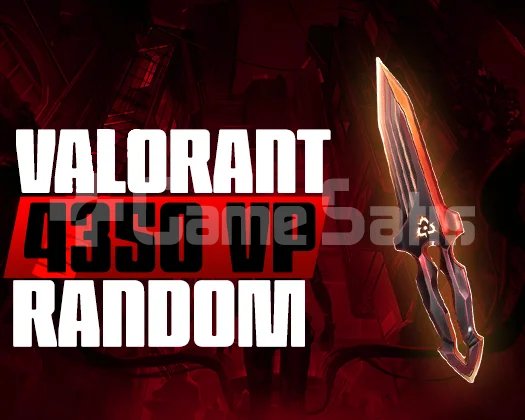 UVİP+ DOPDOLU+ 4350VP BIÇAK VALORANT RANDOM HESAP