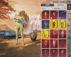 Acil satlık hesap spor araba 47 silah x-suit