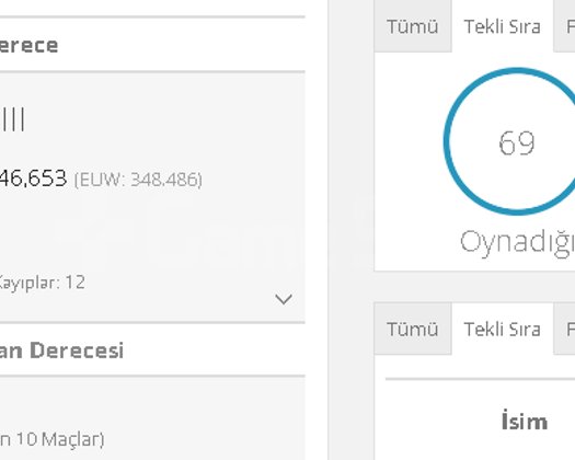 Euw Emerald 3 82 WR +150 Skinli İlk Mailli Hesap
