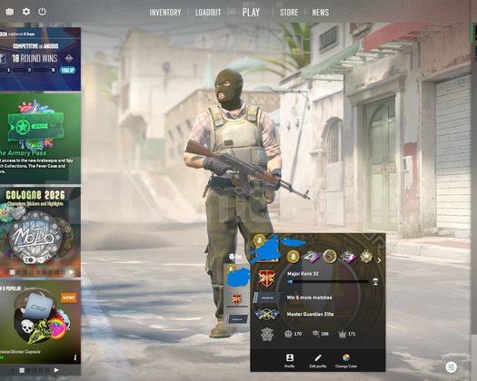 19 MADALYA + FACEIT 10 LEVEL ÖMÜRLÜK MAİN HESAP