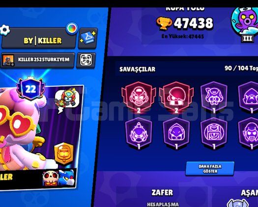 DOLU HESAP 47K 17 MAX KARAKTER 5BPP SETİ