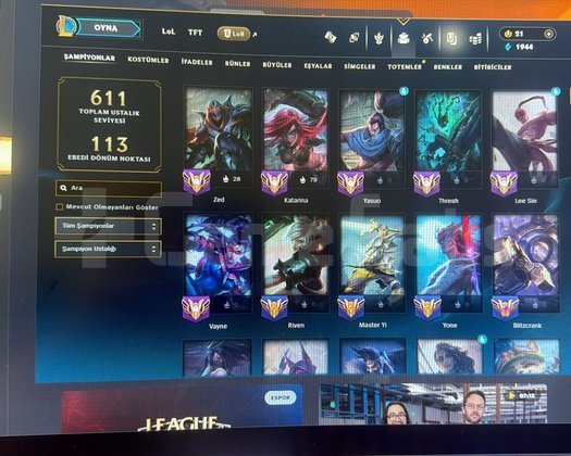 LOL + VALO HESABI