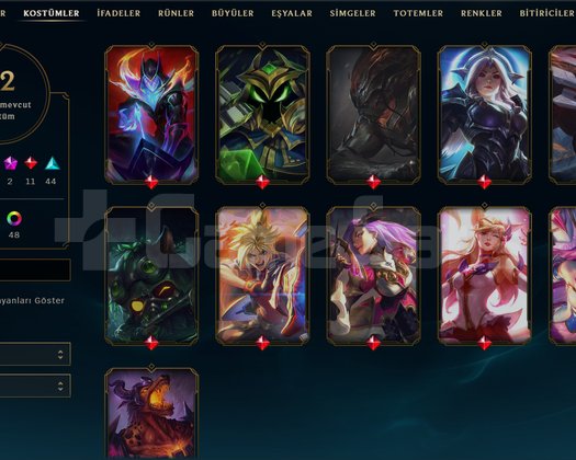 TR - KATARİNA OTP - 92 KOSTÜM - GOLD 4 HESAP