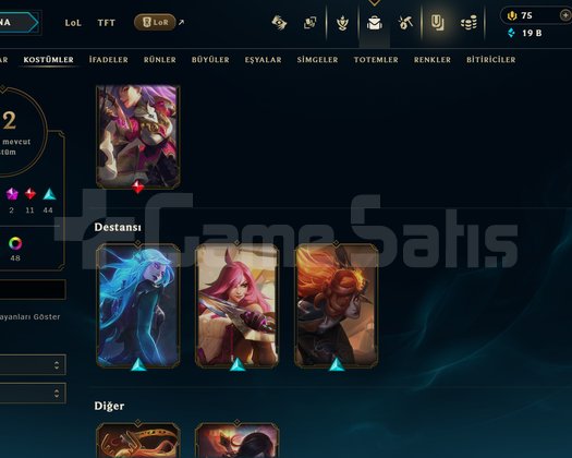 TR - KATARİNA OTP - 92 KOSTÜM - GOLD 4 HESAP
