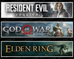 RE Requiem +God Of War +Elden Ring
