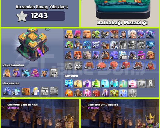 +1243 KS YILDIZI!! ARKAPLAN!! MAX + MAX TH14 HESAP