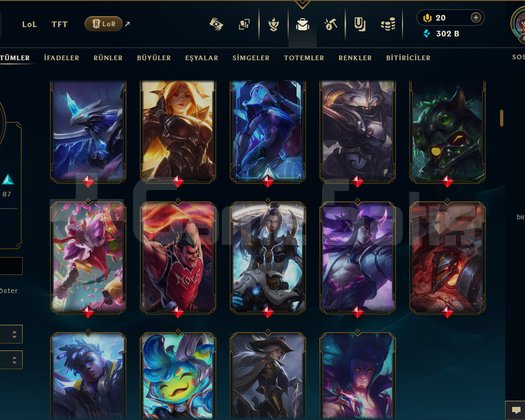 482 LEVEL / 210 SKİN / FUL HERO +MAİL +15K SATIŞ