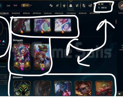 482 LEVEL / 210 SKİN / FUL HERO +MAİL +15K SATIŞ