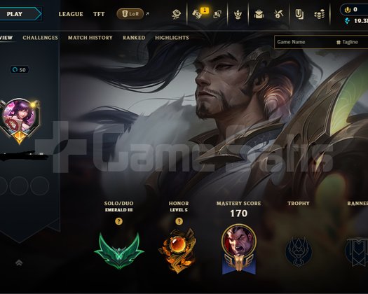 high mmr emerald 3 acc ban yemez