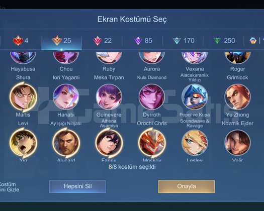 KÜRESELE AZ KALMIŞ YSS TR 1 TAGLI ALL MAİN HESAP