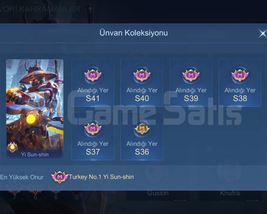 KÜRESELE AZ KALMIŞ YSS TR 1 TAGLI ALL MAİN HESAP