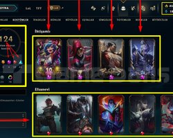 374 LVL + 124 KOSTÜM + 172 HERO + GOLD 3 + MAİL!