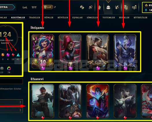 374 LVL + 124 KOSTÜM + 172 HERO + GOLD 3 + MAİL!