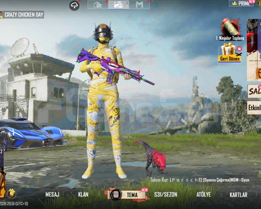 **SATILIK ULTRA DOLU PUBG MOBILE HESABI**