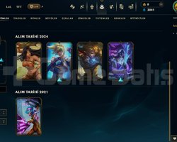 EUW Platin 2 LOL Hesabı 49 Şampiyon 9 Kostüm