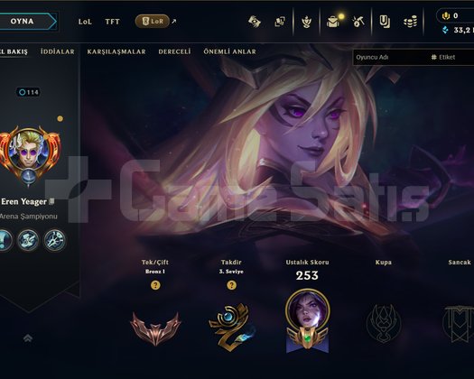 TR // BRONZ 1 // 15 SKIN // 30K BE//GÜNÜN HESABI 1