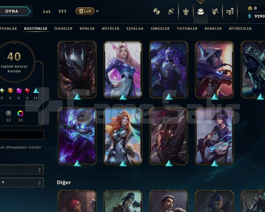 TR // PLAT 4 // 40 SKIN // GÜNÜN HESABI 2