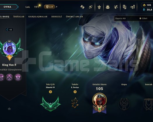 TR // ZUMRT 4 +30 -10 // 10 SKIN // GÜNÜN HESABI 3