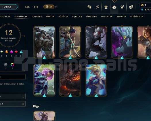 TR // PLAT 3 // 12 SKIN // GÜNÜN HESABI 4
