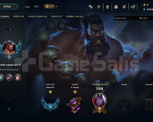 TR // PLAT 3 // 12 SKIN // GÜNÜN HESABI 4