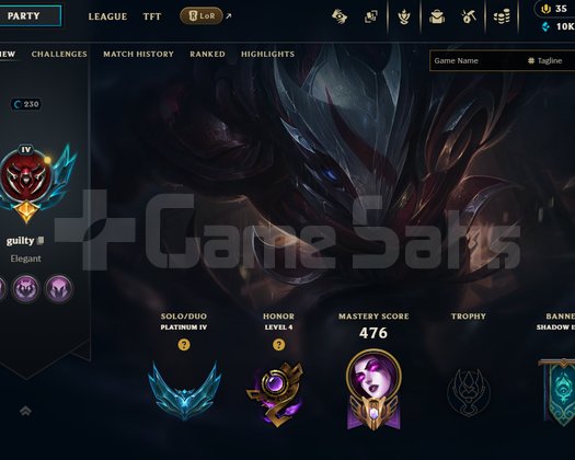 LOL TR PLAT 102 KOSTUM 230 LEVEL HESAP