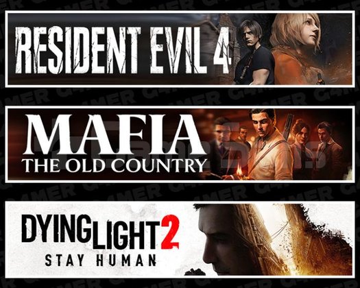 Resident Evil 4 +Mafia +Dying Light 2