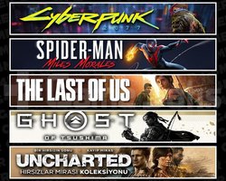 Cyberpunk +Miles +TLOU1 +Tsushima +Uncharted