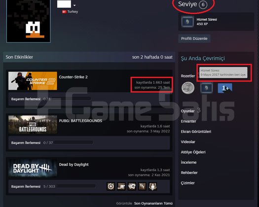 ANINDA TESLİM | 6 MADALYA | 1663 SAAT | FACEIT