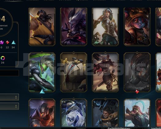 EUW ZÜMRÜT HESAP İLK SAHİBİNDEN 105 KOSTÜM