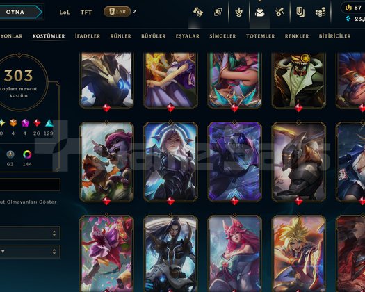 303 KOSTÜM 274 LEVEL LOL