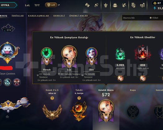 303 KOSTÜM 274 LEVEL LOL