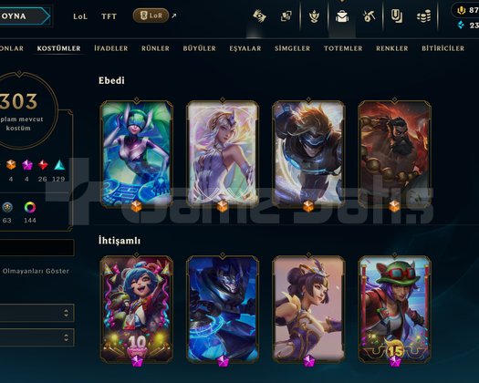 303 KOSTÜM 274 LEVEL LOL