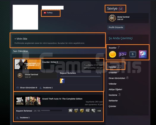 12 MADALYALI 35 LV 3.721 CS 2 SAATLİ GTA IV Call o