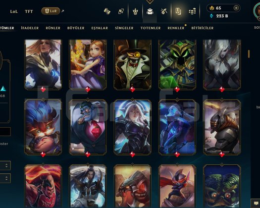 TR + 412 LVL + 212 KOSTÜM + 172 HERO + GOLD 2!