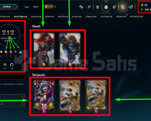 TR + 412 LVL + 212 KOSTÜM + 172 HERO + GOLD 2!