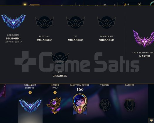 Euw Diamond 1 Last Split Master Ilk Mailli Hesap