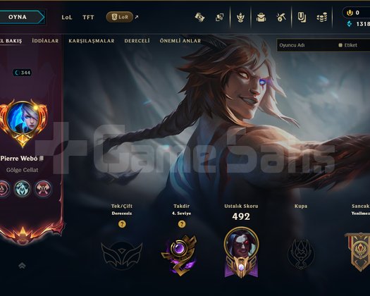 344 Level, Zümrüt-Plat Elo, Tüm Şampiyonlar Mevcut