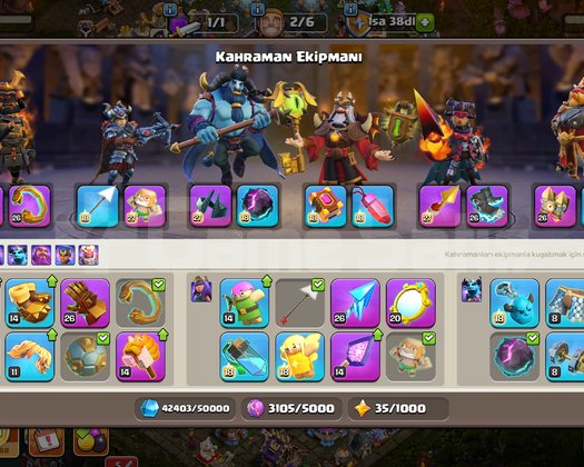 TH 18 MAX + MAX FUL DOLU HESAP