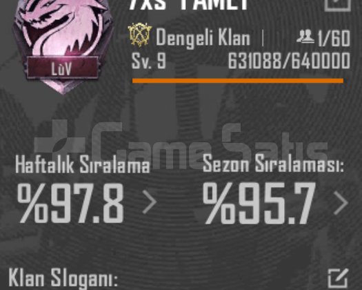 9.99level isim aktif klan