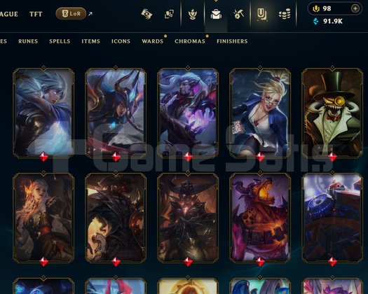 491 LVL + 204 SKİN + UNRANKED + TEL !!