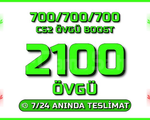 YEŞİL FAKTÖR ! CS2 2100 ÖVGÜ ! ANINDA TESLİM