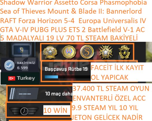 5 MADALYALI 19 LV GTA V-IV Battlefield V-1 Forza H