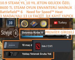 3 MADALYALI 13 LV Battlefield 6 Need for Speed H