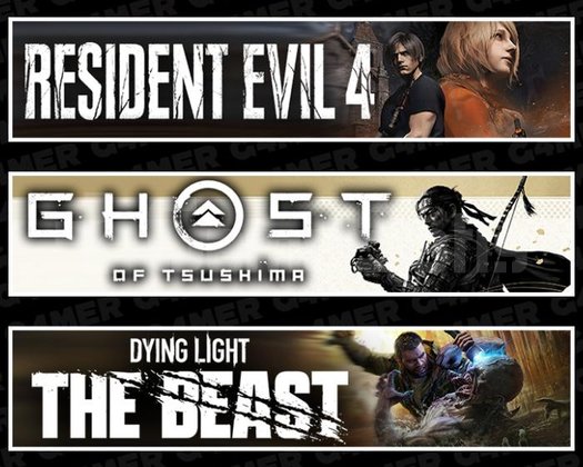 Resident Evil 4 +Tsushima +The Beast