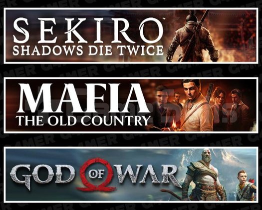 Sekiro +Mafia +God Of War