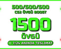 YEŞİL FAKTÖR ! CS2 1500 ÖVGÜ ! ANINDA TESLİM