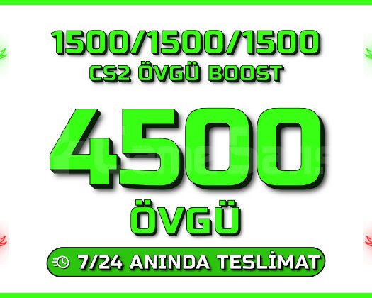 YEŞİL FAKTÖR ! CS2 4500 ÖVGÜ ! ANINDA TESLİM