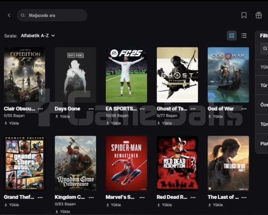 300+ OYUN ÇERÇÖPSÜZ KILÇIKSIZ TERTEMİZ HESAP