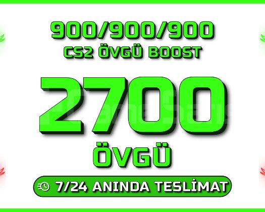 YEŞİL FAKTÖR ! CS2 2700 ÖVGÜ ! ANINDA TESLİM